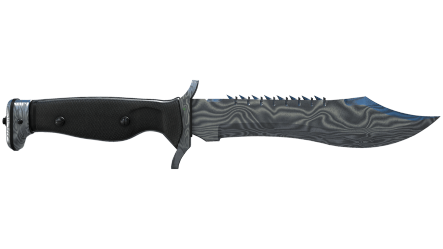 ★ Bowie Knife | Damascus Steel (Well-Worn)