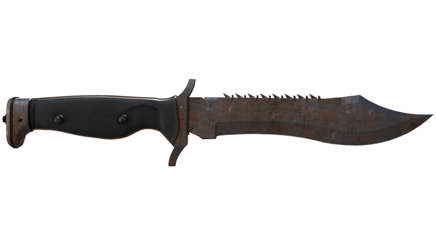 ★ Bowie Knife | Rust Coat (Battle-Scarred)