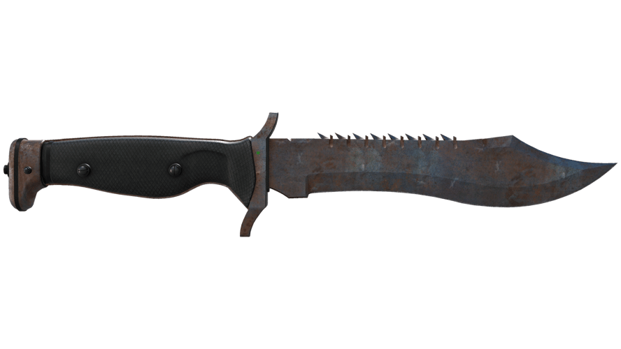 ★ Bowie Knife | Rust Coat (Well-Worn)