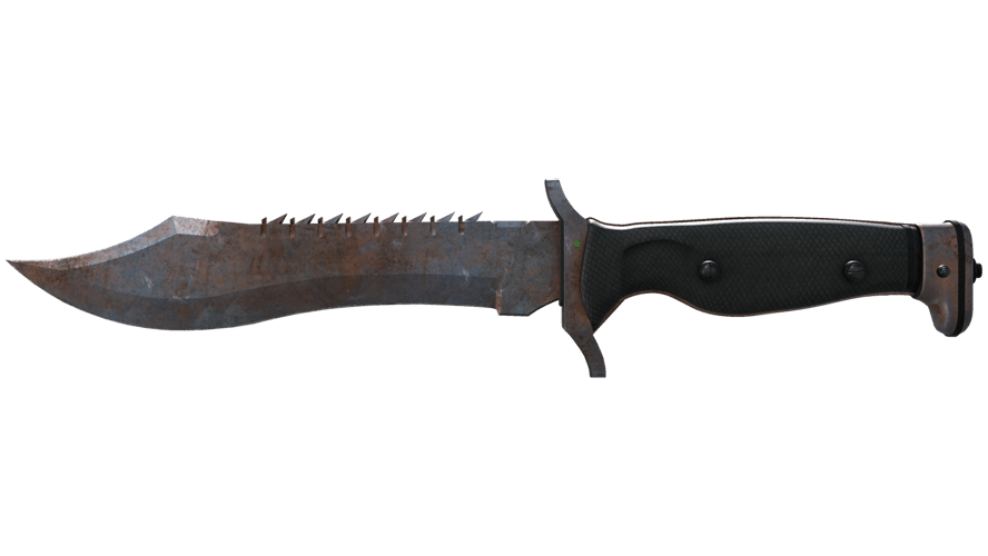 ★ Bowie Knife | Rust Coat (Well-Worn)