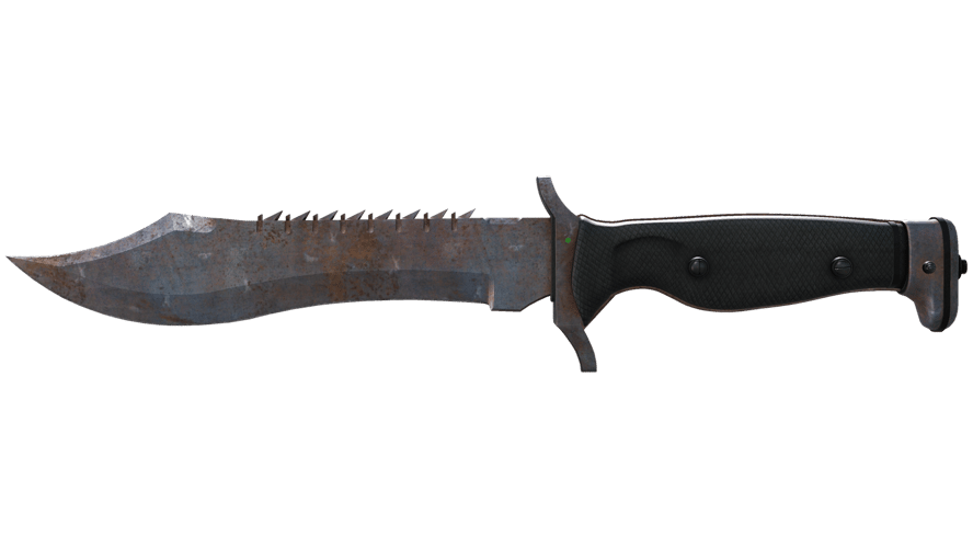 ★ Bowie Knife | Rust Coat (Well-Worn)