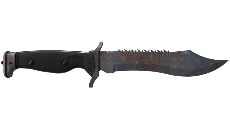 ★ Bowie Knife | Rust Coat (Well-Worn)