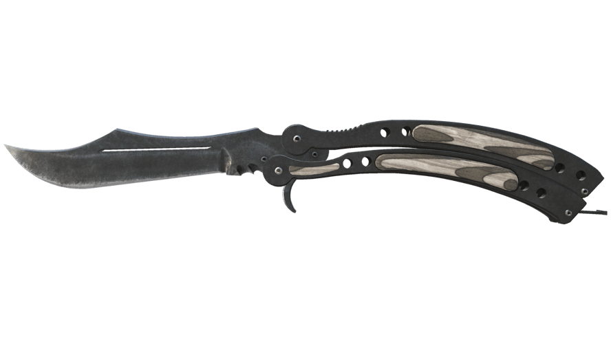 ★ Butterfly Knife | Black Laminate (Field-Tested)