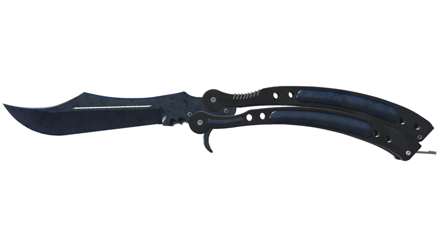 ★ Butterfly Knife | Blue Steel (Field-Tested)