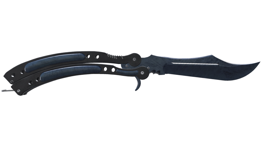 ★ Butterfly Knife | Blue Steel (Field-Tested)