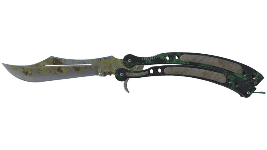 ★ Butterfly Knife | Boreal Forest (Battle-Scarred)