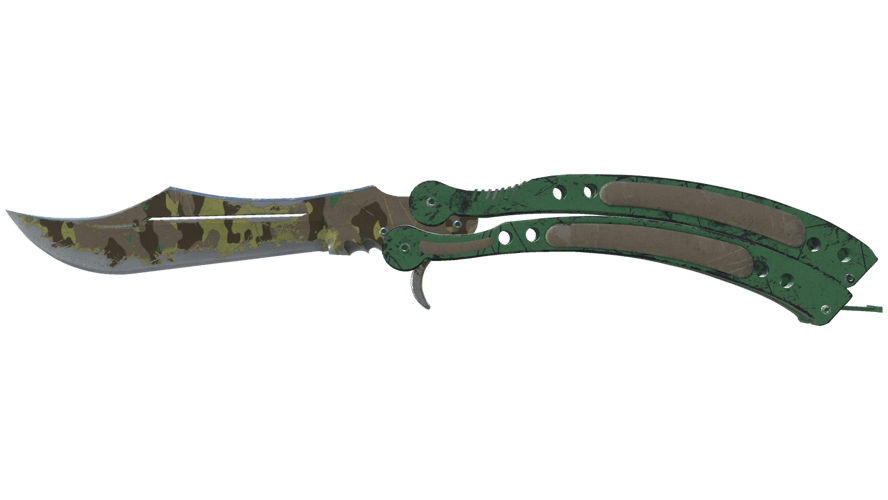 ★ Butterfly Knife | Boreal Forest (Battle-Scarred)