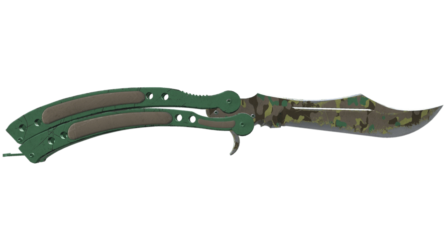 ★ Butterfly Knife | Boreal Forest (Well-Worn)