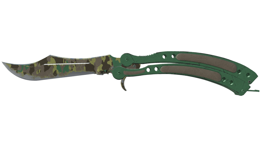 ★ Butterfly Knife | Boreal Forest (Well-Worn)