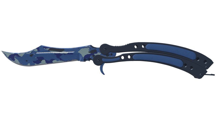 ★ Butterfly Knife | Bright Water (Minimal Wear)