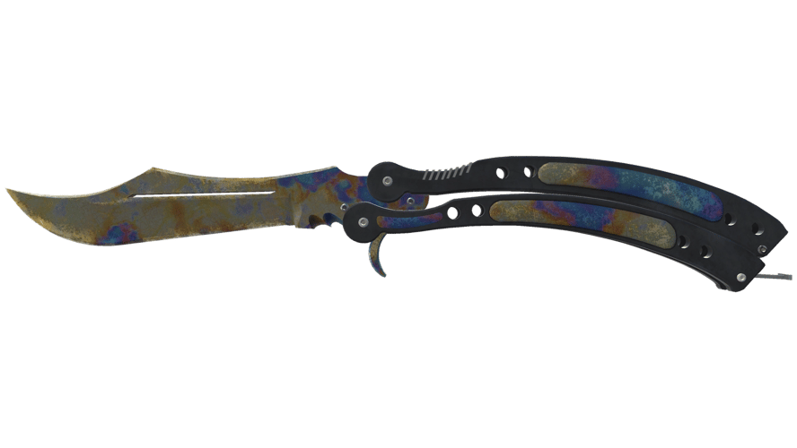 ★ Butterfly Knife | Case Hardened (Battle-Scarred)