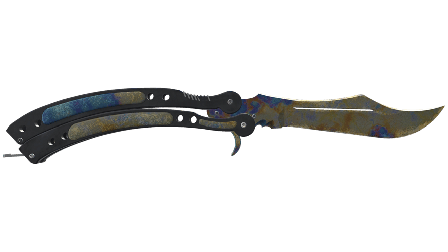 ★ Butterfly Knife | Case Hardened (Battle-Scarred)
