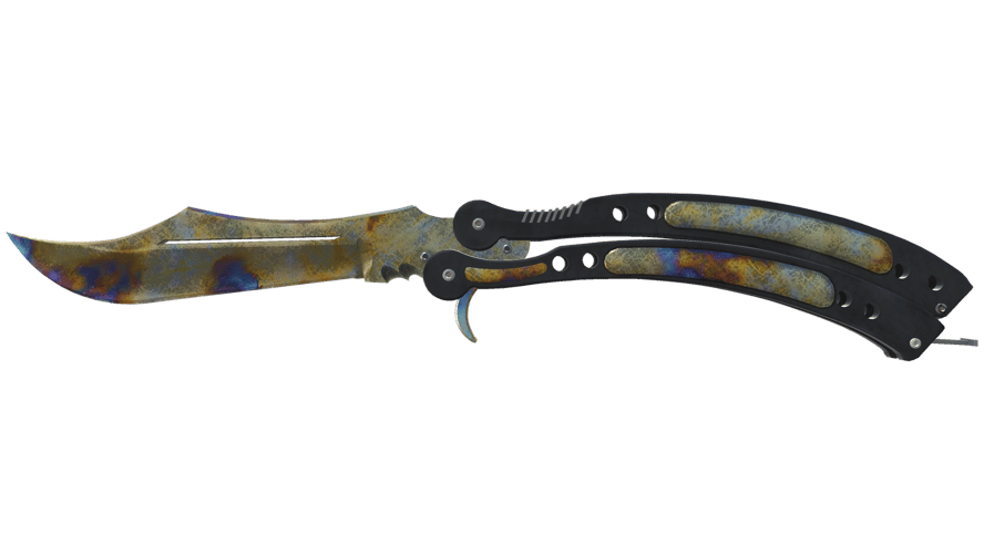 ★ Butterfly Knife | Case Hardened (Battle-Scarred)