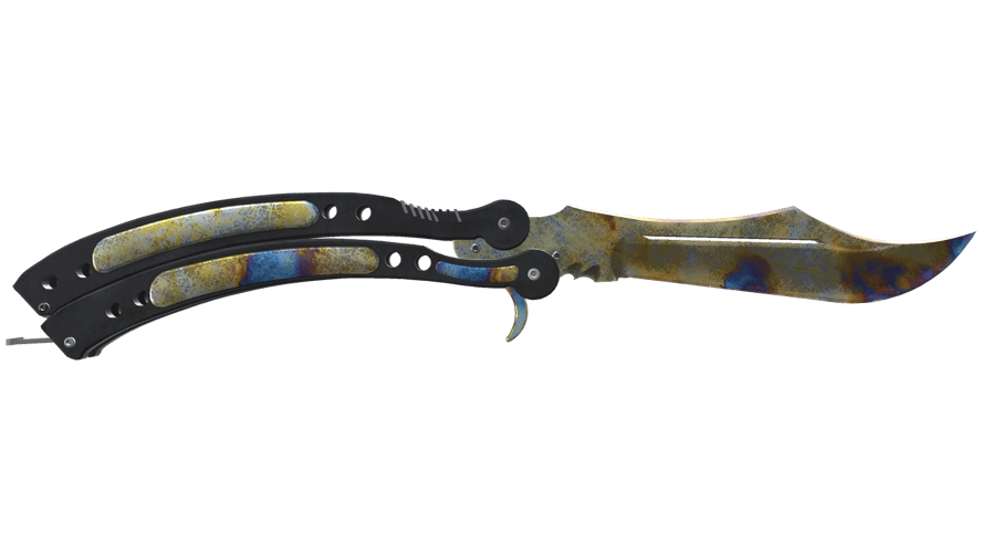 ★ Butterfly Knife | Case Hardened (Battle-Scarred)