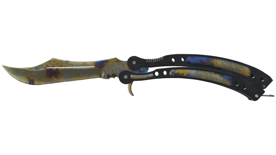 ★ Butterfly Knife | Case Hardened (Battle-Scarred)