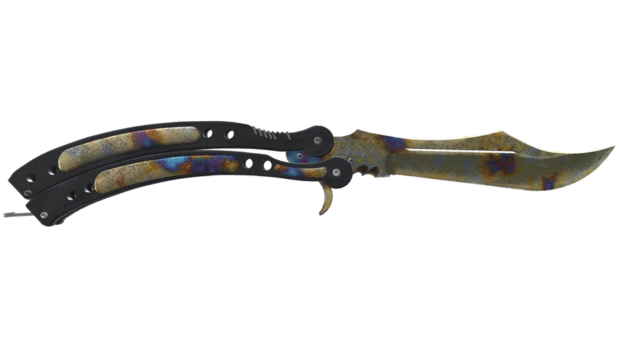 ★ Butterfly Knife | Case Hardened (Battle-Scarred)