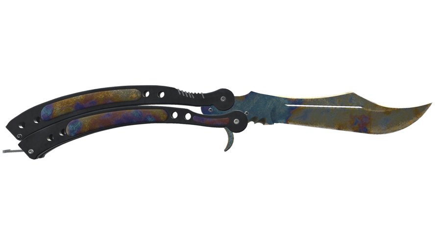 ★ Butterfly Knife | Case Hardened (Battle-Scarred)