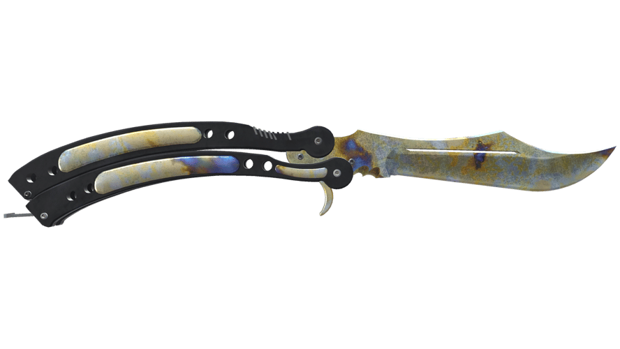★ Butterfly Knife | Case Hardened (Field-Tested)