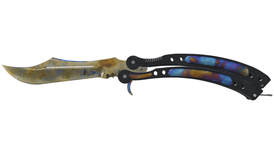 ★ Butterfly Knife | Case Hardened (Field-Tested)