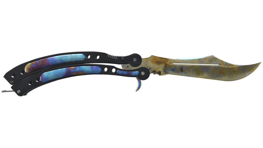 ★ Butterfly Knife | Case Hardened (Field-Tested)