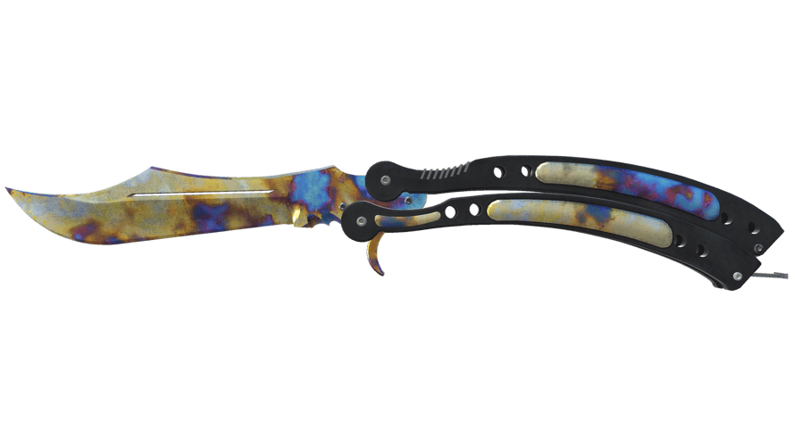 ★ Butterfly Knife | Case Hardened (Minimal Wear)