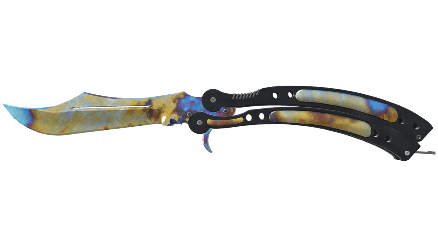 ★ Butterfly Knife | Case Hardened (Minimal Wear)