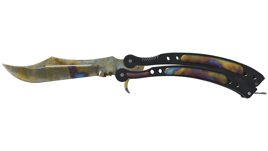 ★ Butterfly Knife | Case Hardened (Well-Worn)