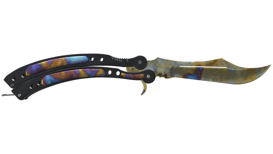★ Butterfly Knife | Case Hardened (Well-Worn)