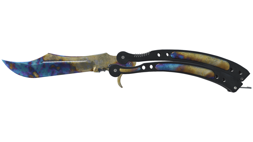 ★ Butterfly Knife | Case Hardened (Well-Worn)