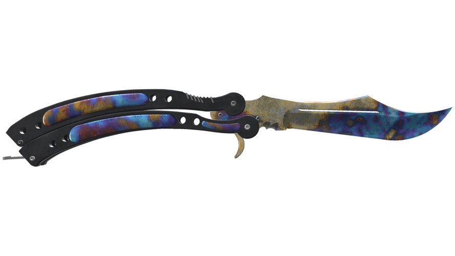 ★ Butterfly Knife | Case Hardened (Well-Worn)