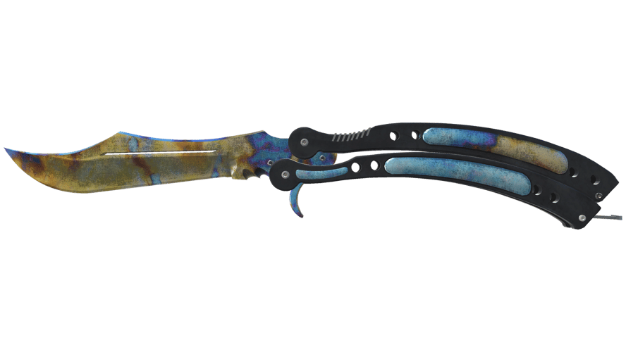 ★ Butterfly Knife | Case Hardened (Well-Worn)