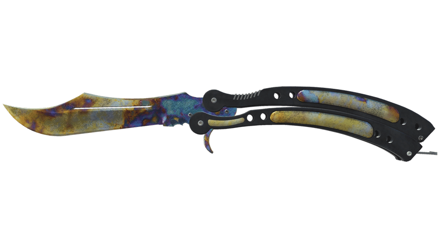 ★ Butterfly Knife | Case Hardened (Well-Worn)