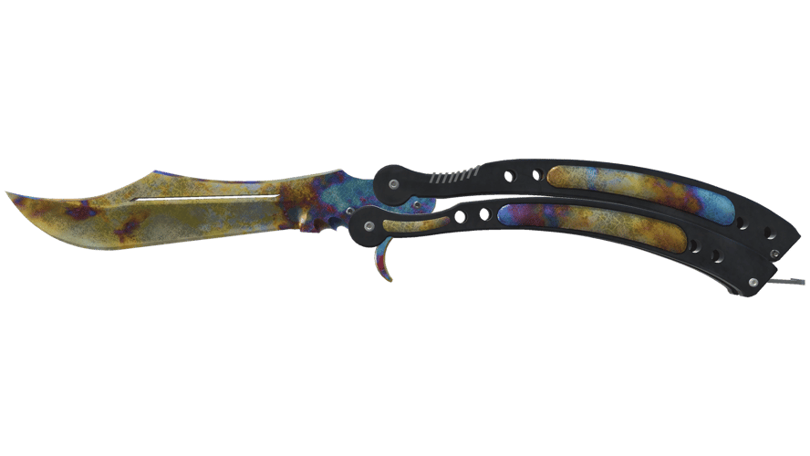 ★ Butterfly Knife | Case Hardened (Well-Worn)