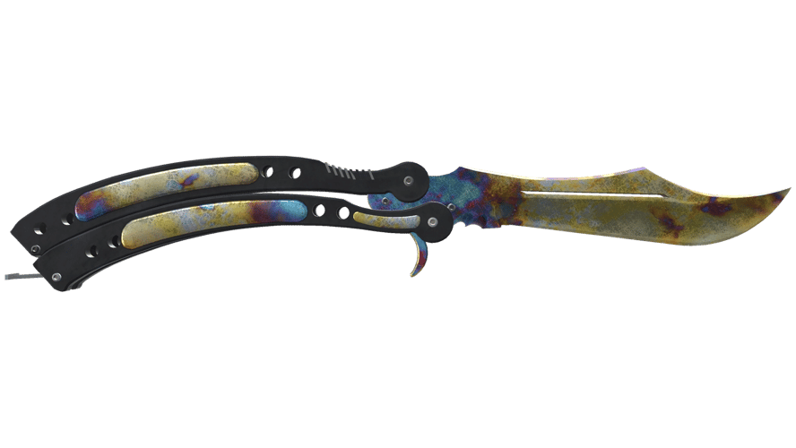 ★ Butterfly Knife | Case Hardened (Well-Worn)