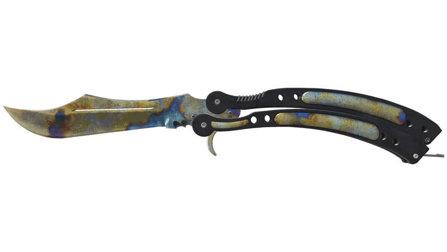 ★ Butterfly Knife | Case Hardened (Well-Worn)