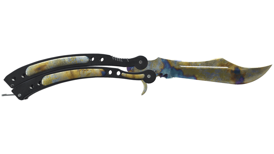 ★ Butterfly Knife | Case Hardened (Well-Worn)