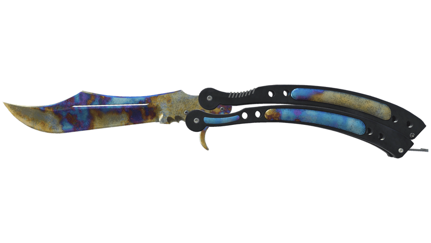 ★ Butterfly Knife | Case Hardened (Well-Worn)
