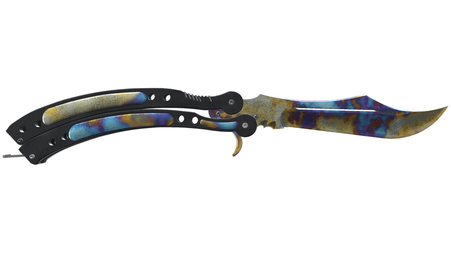★ Butterfly Knife | Case Hardened (Well-Worn)