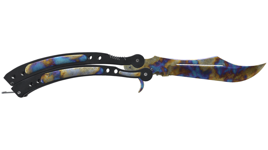 ★ Butterfly Knife | Case Hardened (Well-Worn)