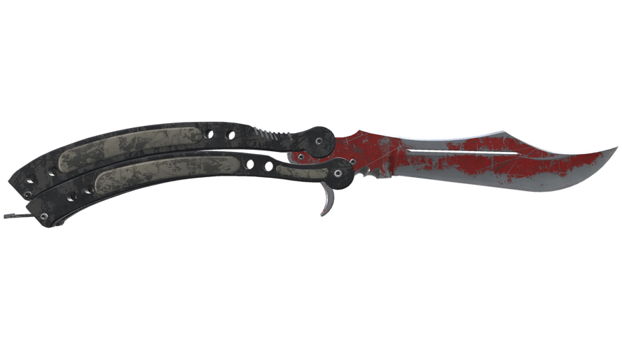 ★ Butterfly Knife | Crimson Web (Battle-Scarred)