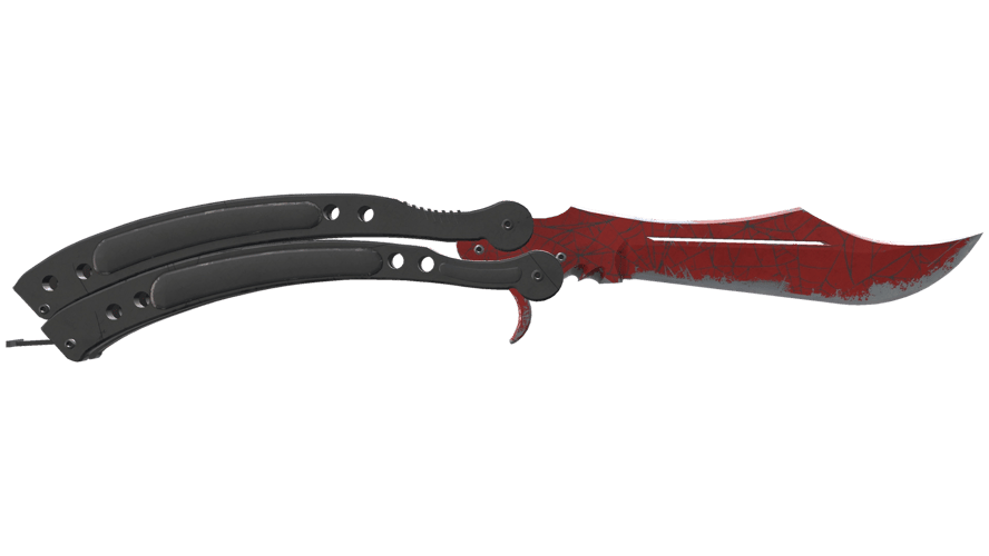 ★ Butterfly Knife | Crimson Web (Field-Tested)