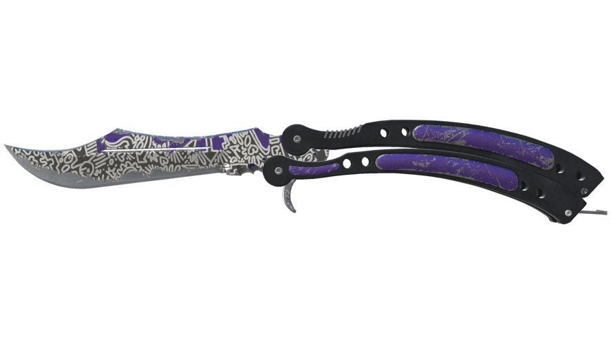 ★ Butterfly Knife | Freehand (Battle-Scarred)