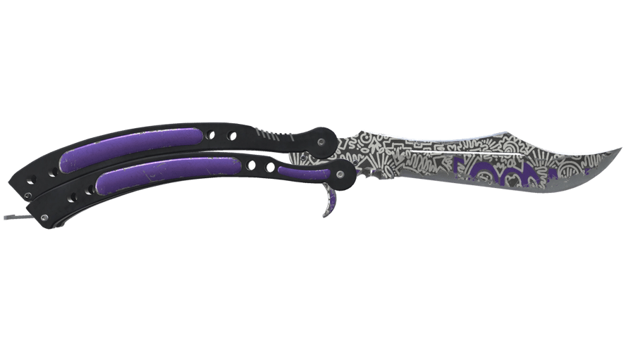 ★ Butterfly Knife | Freehand (Well-Worn)