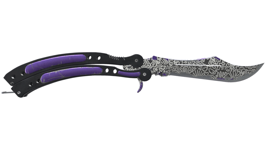 ★ Butterfly Knife | Freehand (Well-Worn)