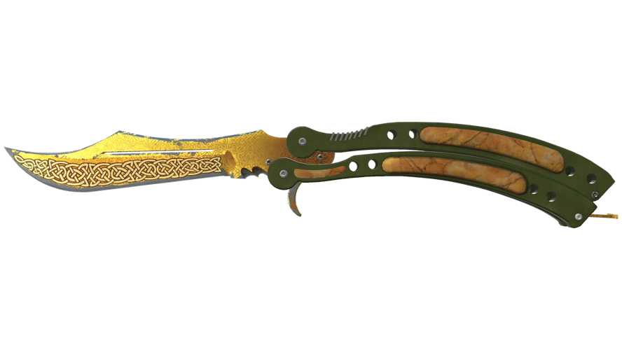 ★ Butterfly Knife | Lore (Well-Worn)