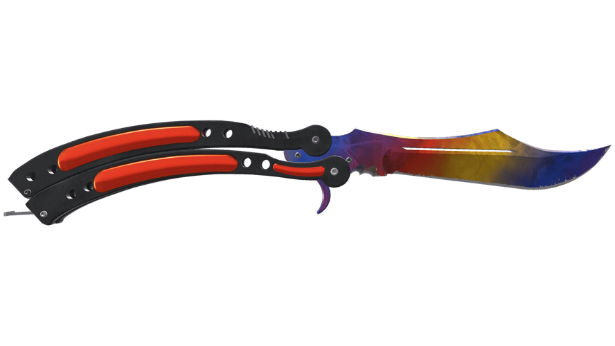 ★ Butterfly Knife | Marble Fade (Minimal Wear)
