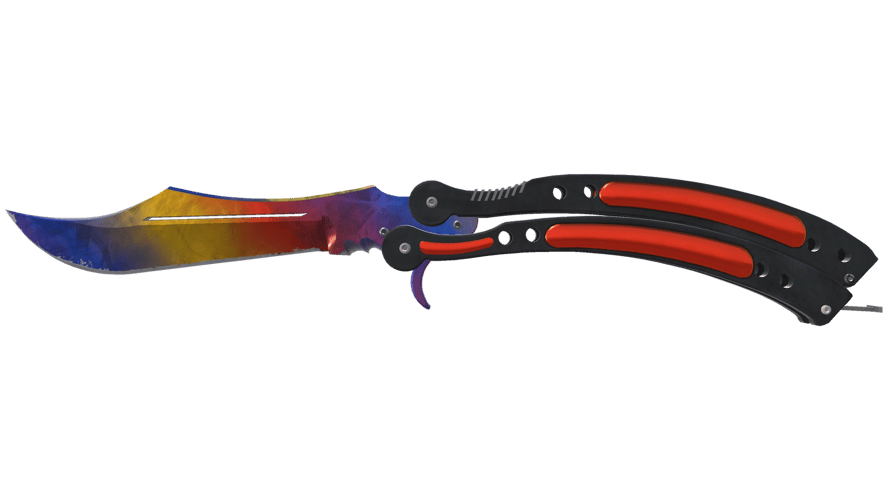★ Butterfly Knife | Marble Fade (Minimal Wear)