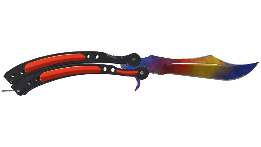 ★ Butterfly Knife | Marble Fade (Minimal Wear)
