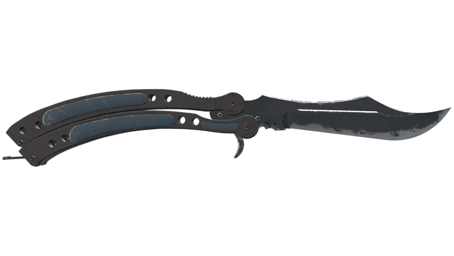 ★ Butterfly Knife | Night (Well-Worn)