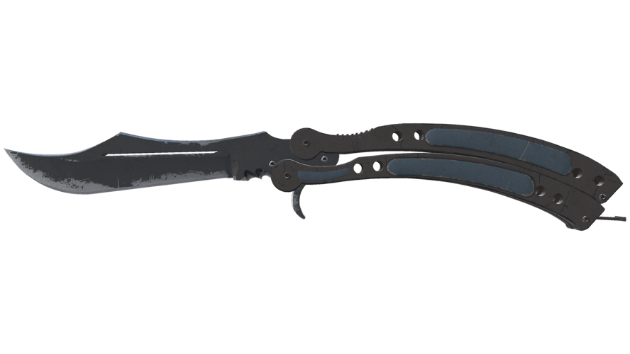 ★ Butterfly Knife | Night (Well-Worn)